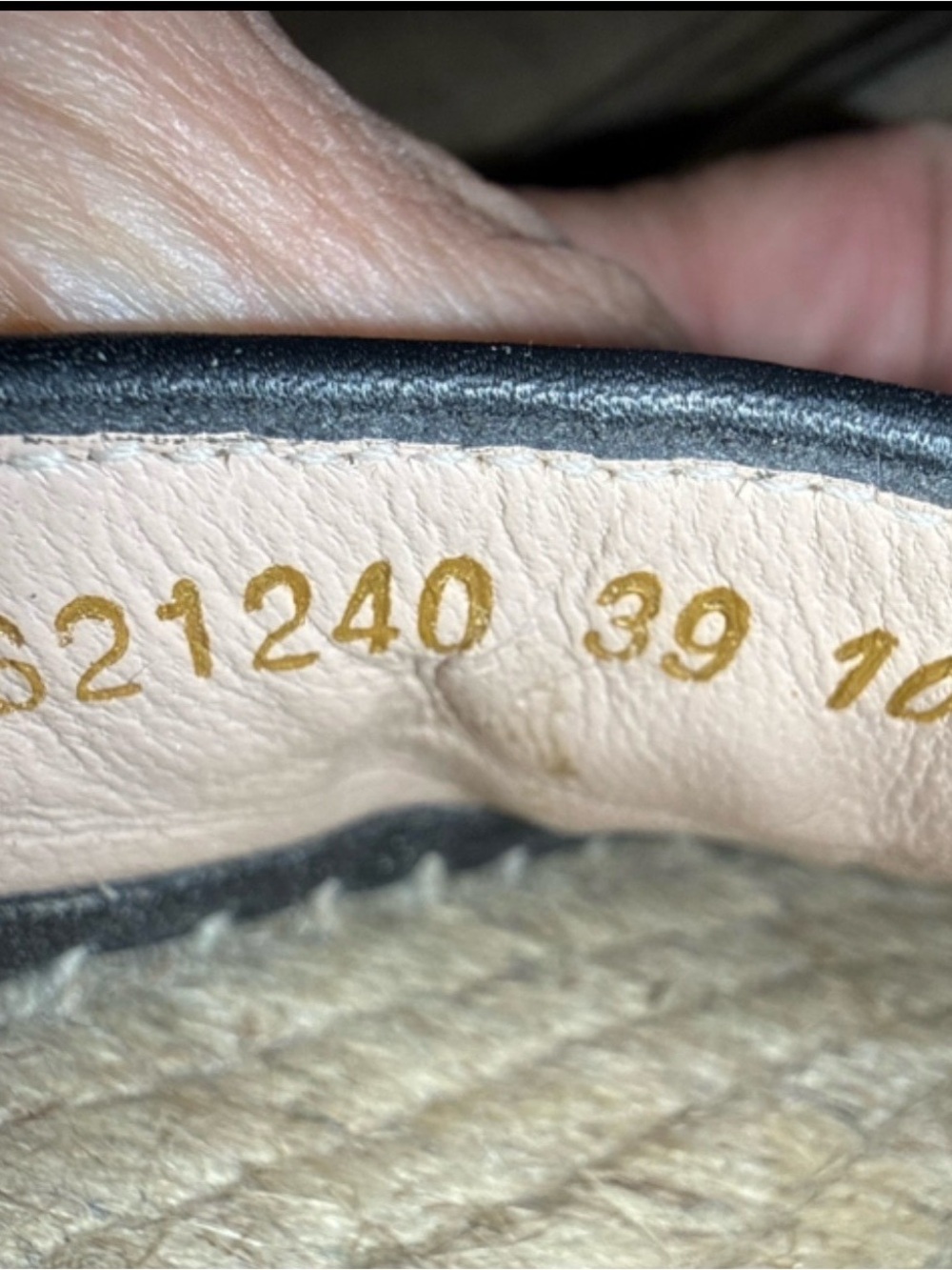 Gucci Pilar GG Ankle Tie Espadrille Platform Wedges preowned with COA size 39 - Picture 2 of 16